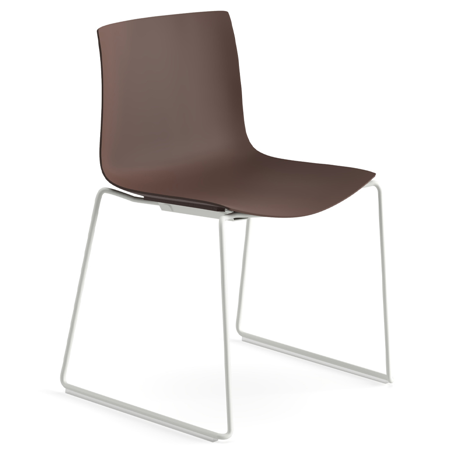 Arper CATIFA 46 0502 (RE) | einfarbig | Kufengestell | Esszimmerstuhl | Outdoor geeignet
