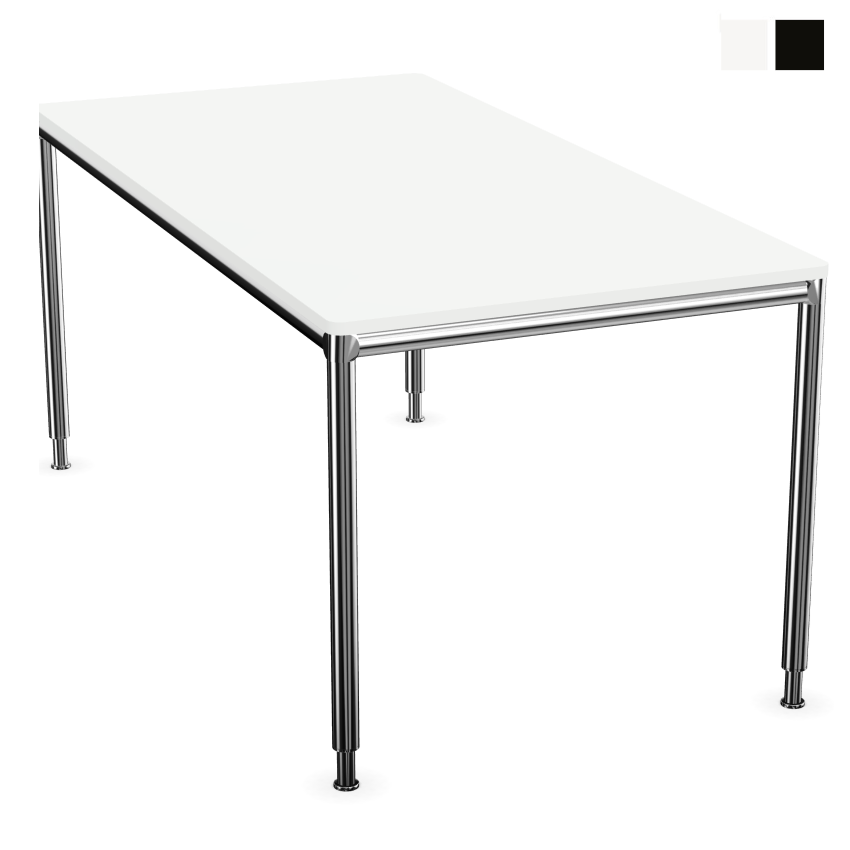 Bosse S-Desk weiss mit Chrom