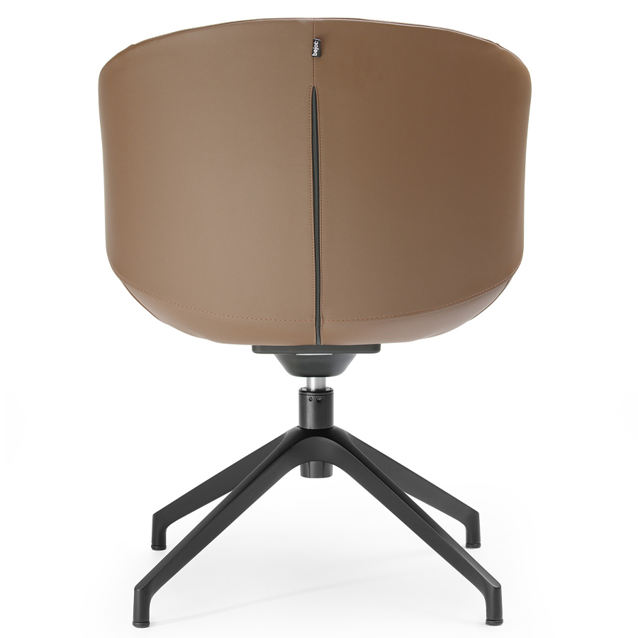 bejot Oxco small OX S 4R Konferenzsessel, Leder C181 beige