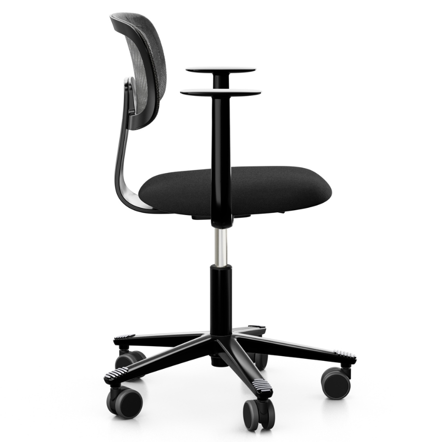 AKTION: HAG Tion mesh 2340-F001 Bürostuhl schwarz | Netzrücken | Stoff Cura Loop