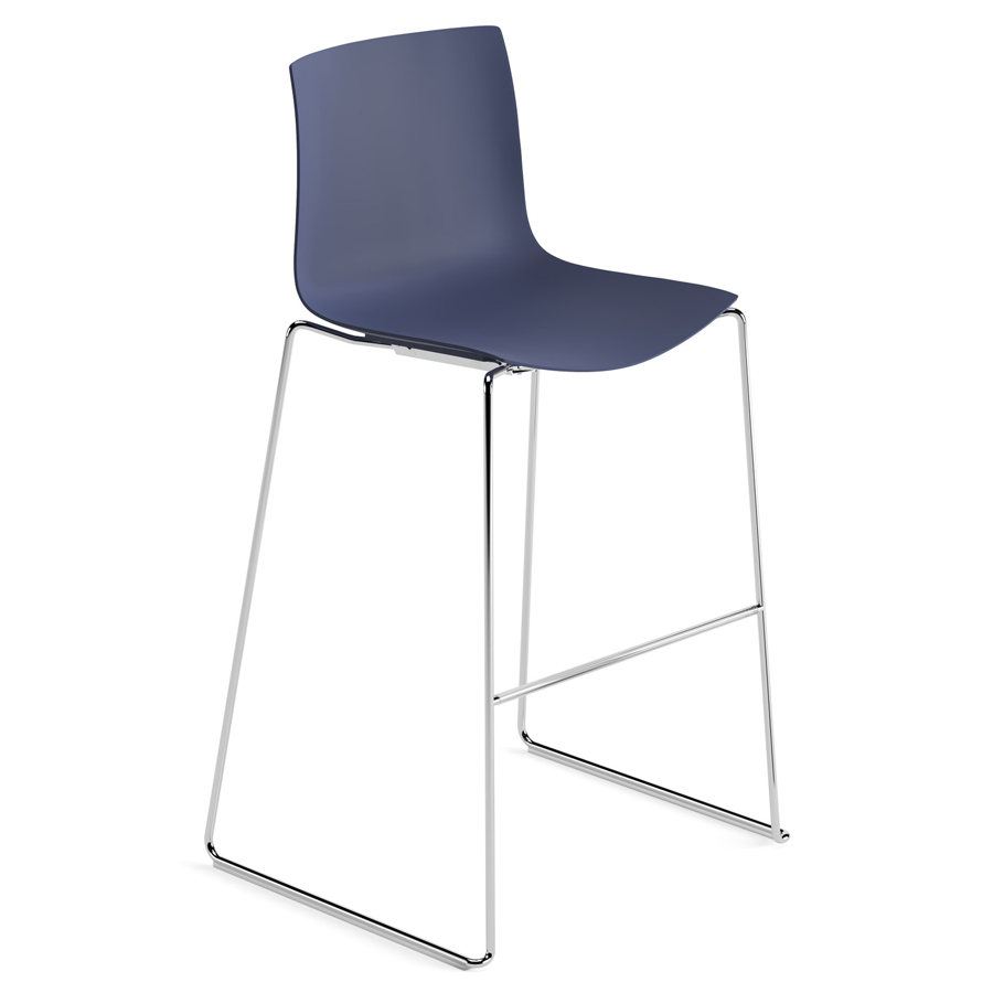 Arper CATIFA 46 (RE) Barhocker | einfarbig | Kufengestell