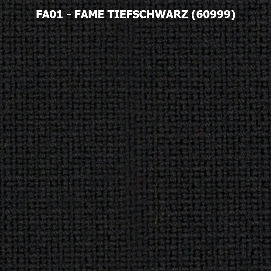 Bezugsstoff Fame Tiefschwarz