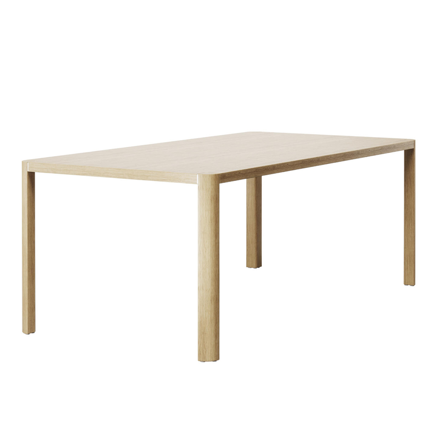 THONET S 1140 Allrounder-Tisch Esszimmer - Eiche klar lackiert - Ausführung 200x100 cm