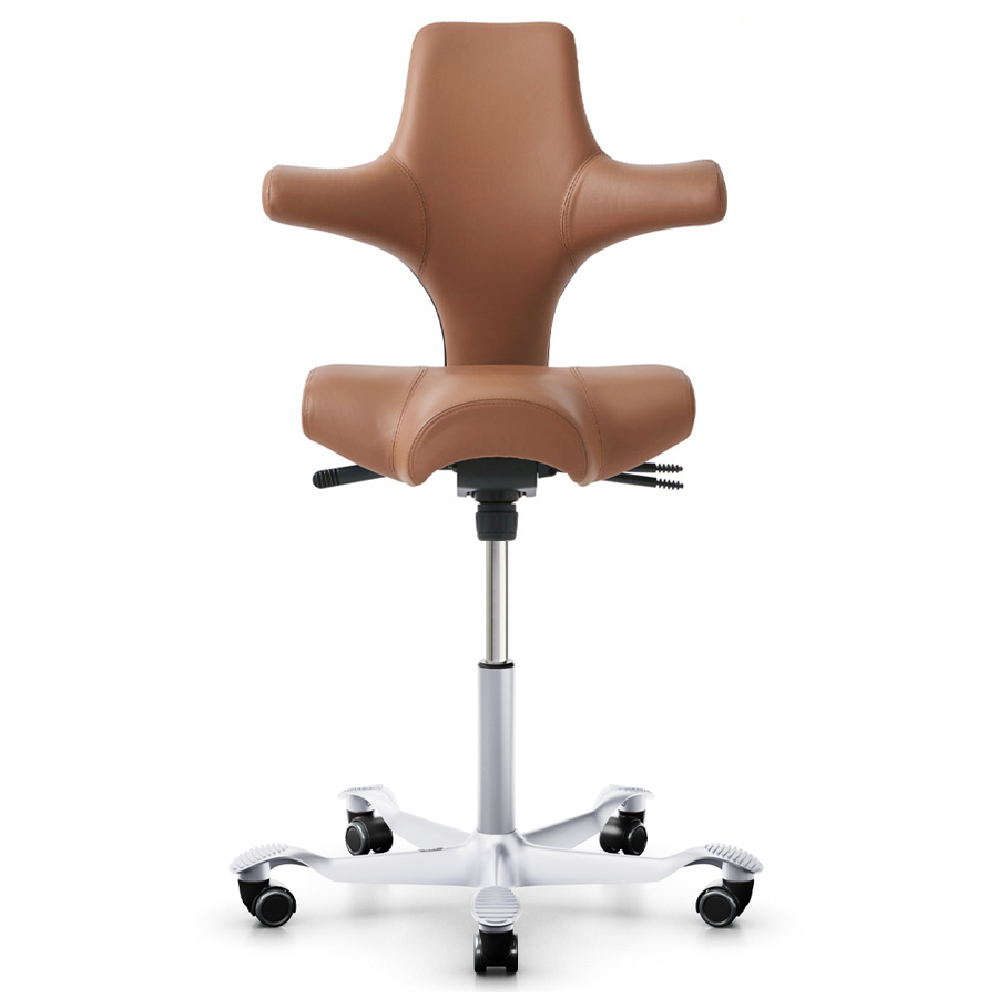 HAG CAPISCO 8106 | Stehhilfe | Leder Paloma Sonderfarbe natur | Gestell silber