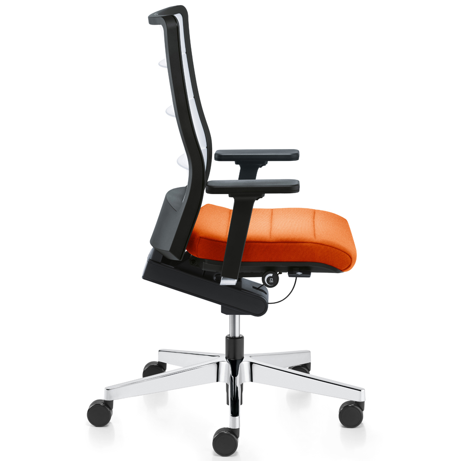 Interstuhl AirPad (3C42) - T-Armlehnen orange