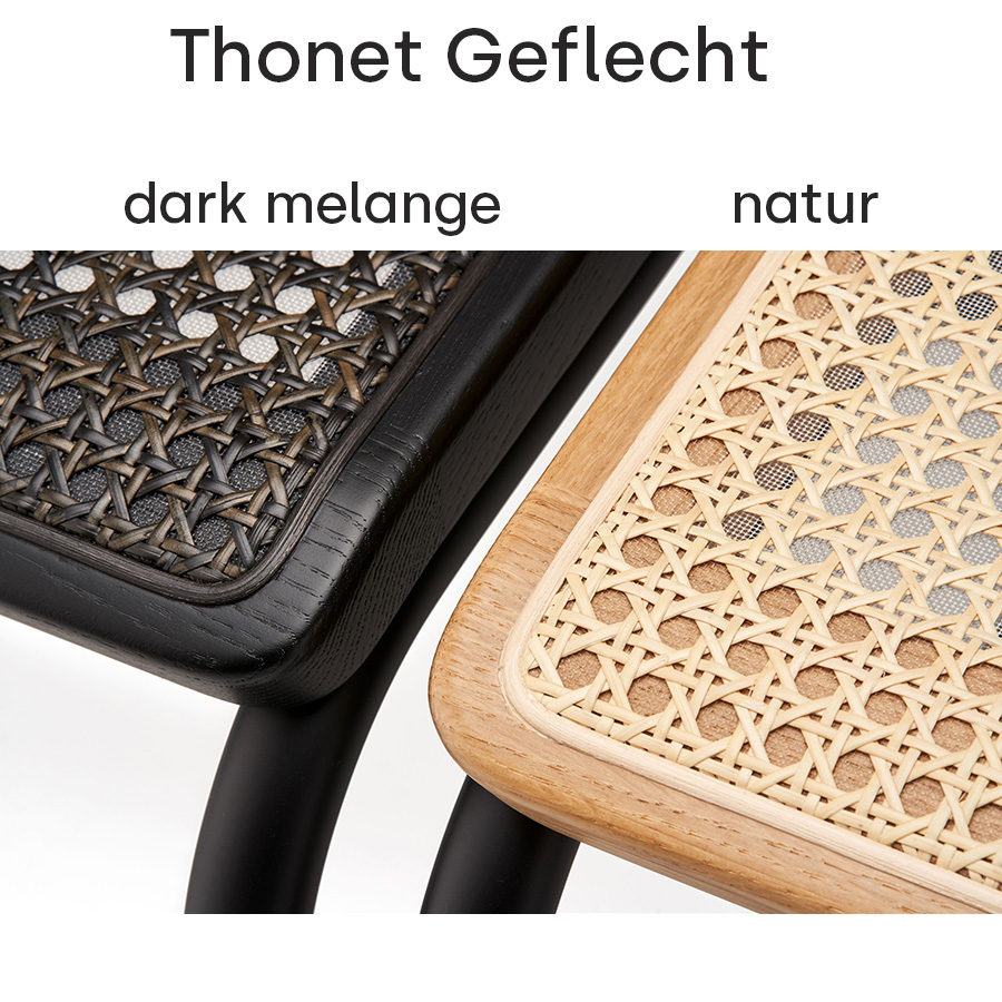 Thonet Geflecht Dark Melange/Natur