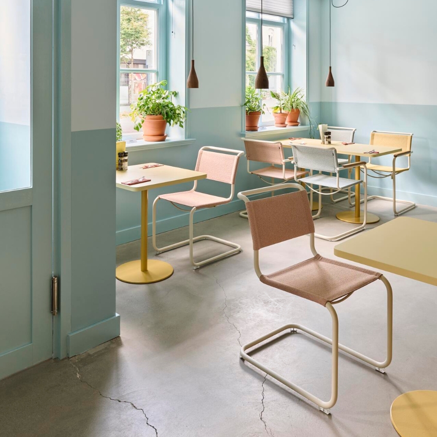 thonet s 34 v gestell perlwei