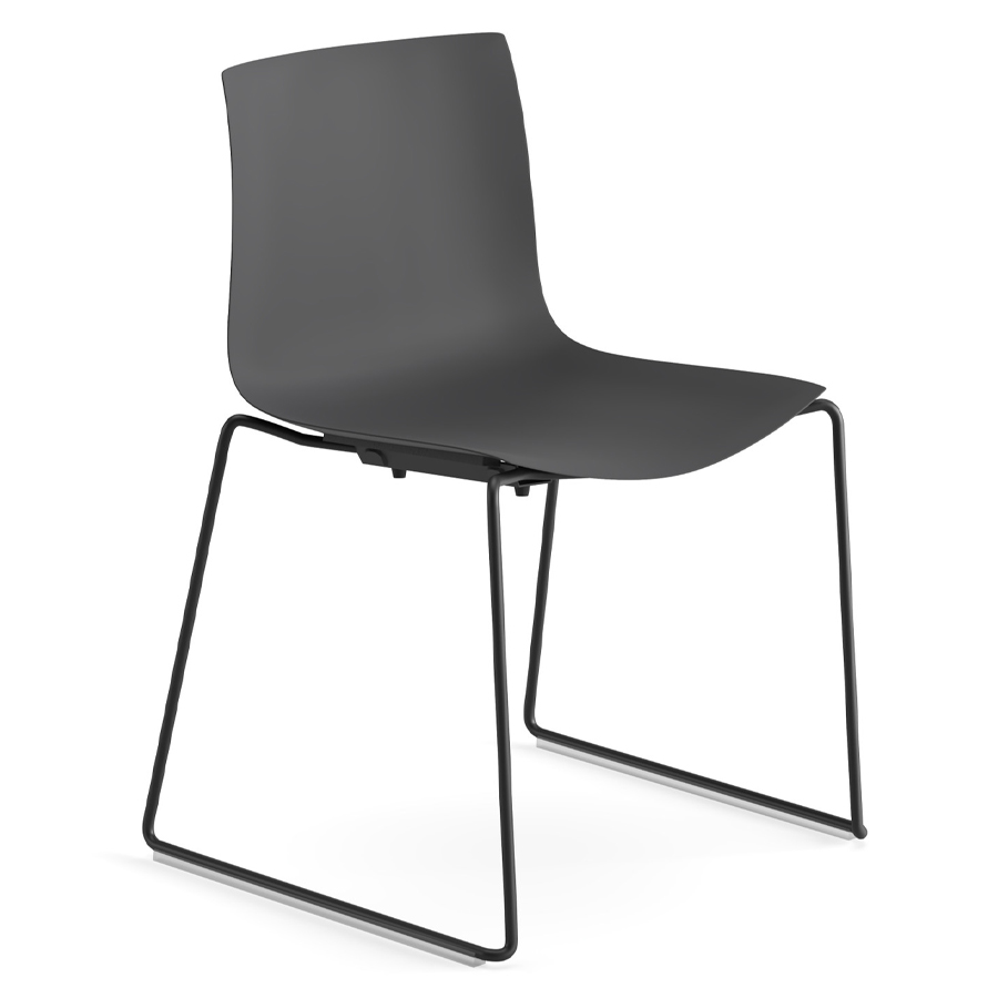 Arper CATIFA 46 0502 (RE) | einfarbig | Kufengestell | Esszimmerstuhl | Outdoor geeignet