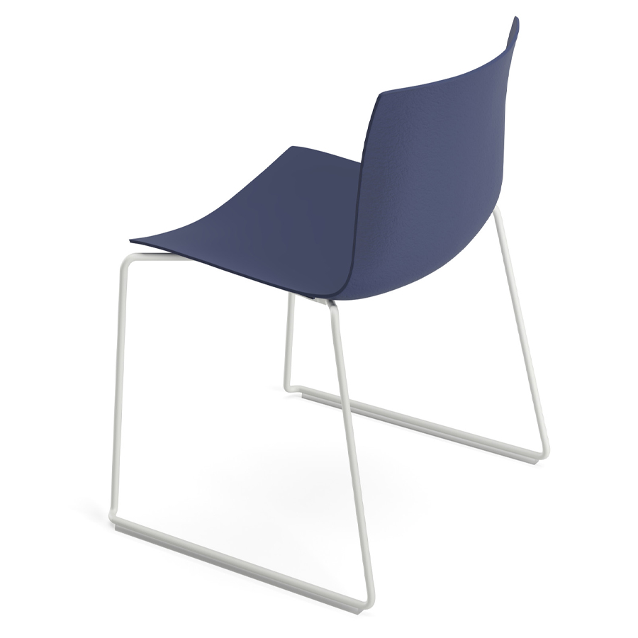 Arper CATIFA 46 0502 (RE) | einfarbig | Kufengestell | Esszimmerstuhl | Outdoor geeignet