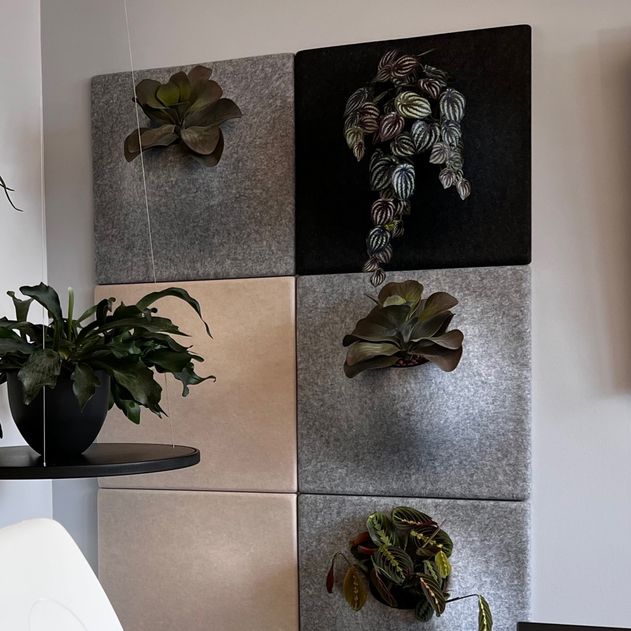 Akustikabsorber PlainPanel und PlantPanel von Götessons