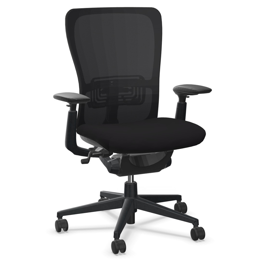 HAWORTH Zody II Bürostuhl | 4D-Armlehnen | Dual Posture | Schwarz