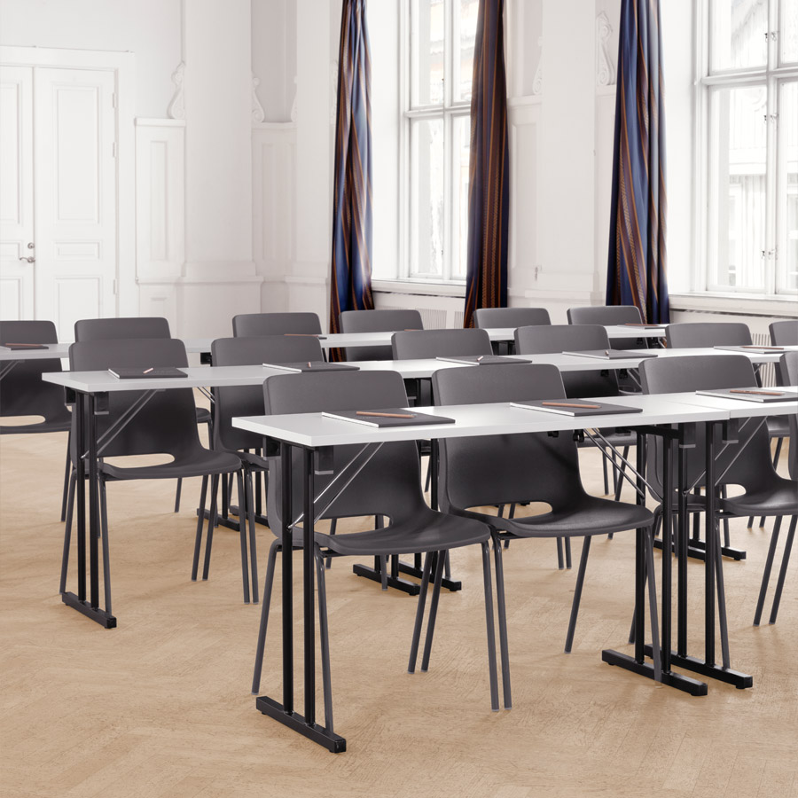 Profim Ana ungepolstert | Beispielbild Schale und Gestell in Charcoal grey