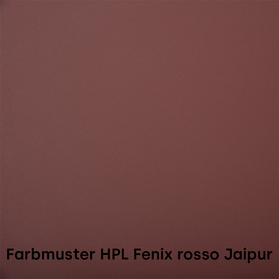 ABVERKAUF: lapalma BRIO H110 Hochtisch | Platte viereckig HPL Fenix Rosso | Gestell verchromt