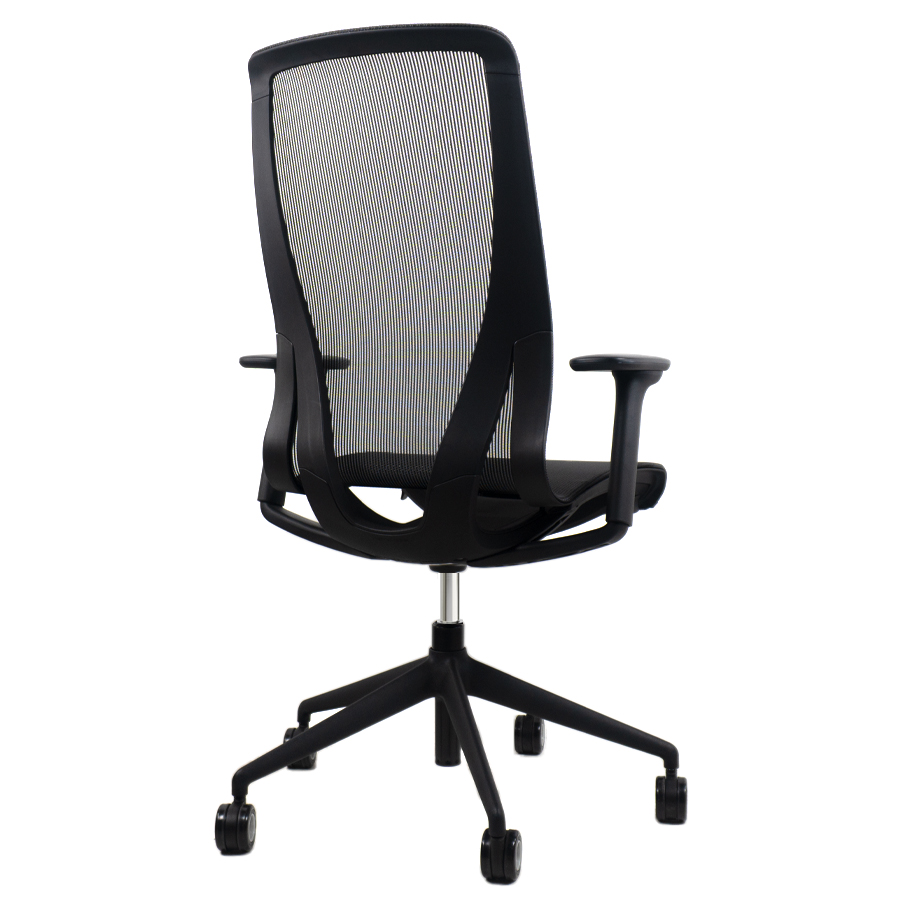 narbutas D-Chair Bürodrehstuhl | Schwarz | 4D Armlehnen