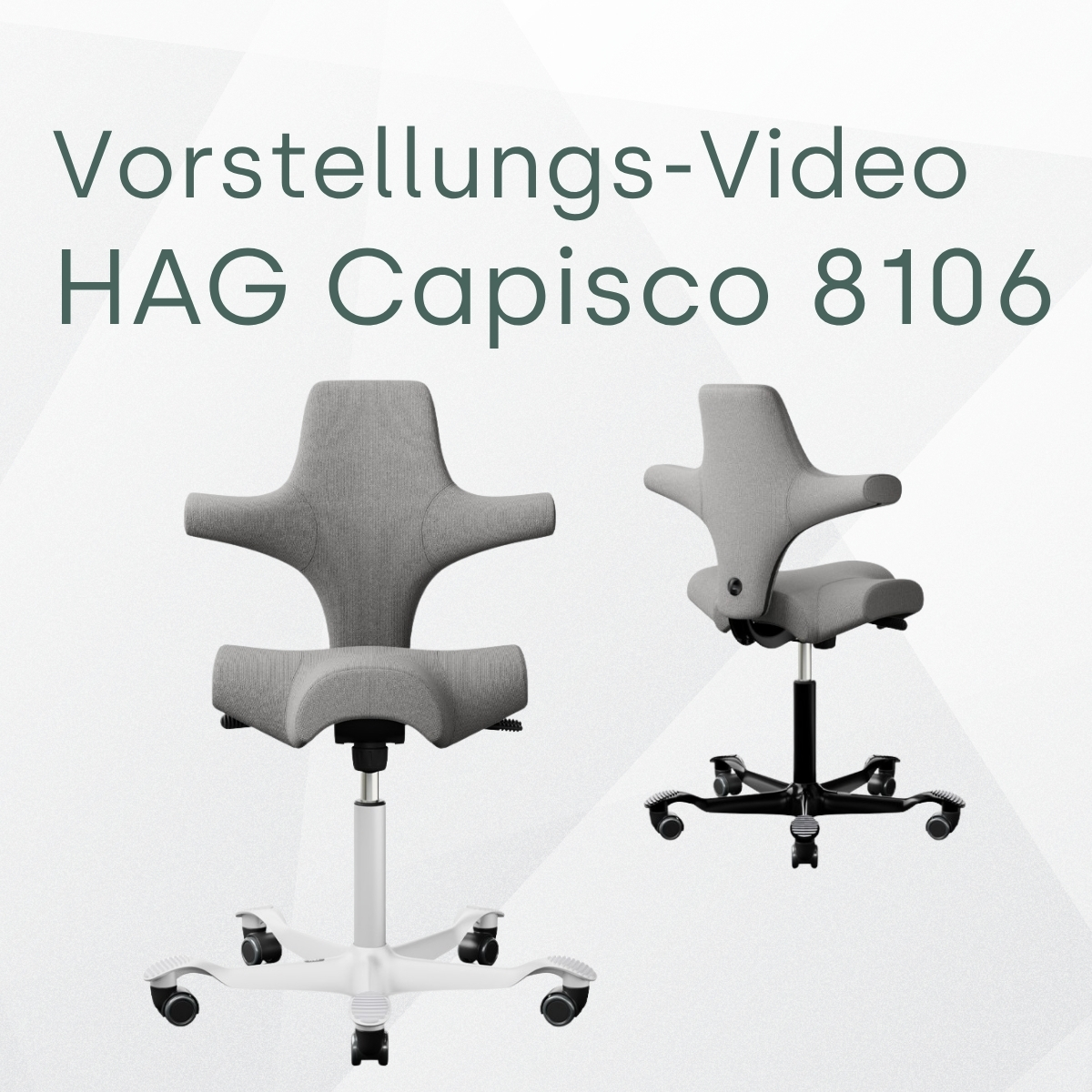 HAG CAPISCO 8106 | Stoff Xtreme schwarz | Gestell silber
