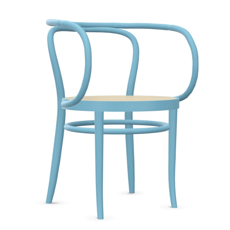 THONET 209 | KONFIGURATOR | Rohrgeflecht-Sitz hell | Buche farbig gebeizt