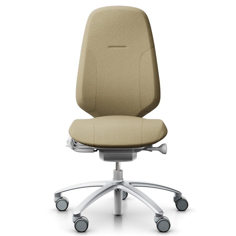 RH Mereo 300 silver-grey hohe Rückenlehne - Stoff Capture beige - Frontansicht