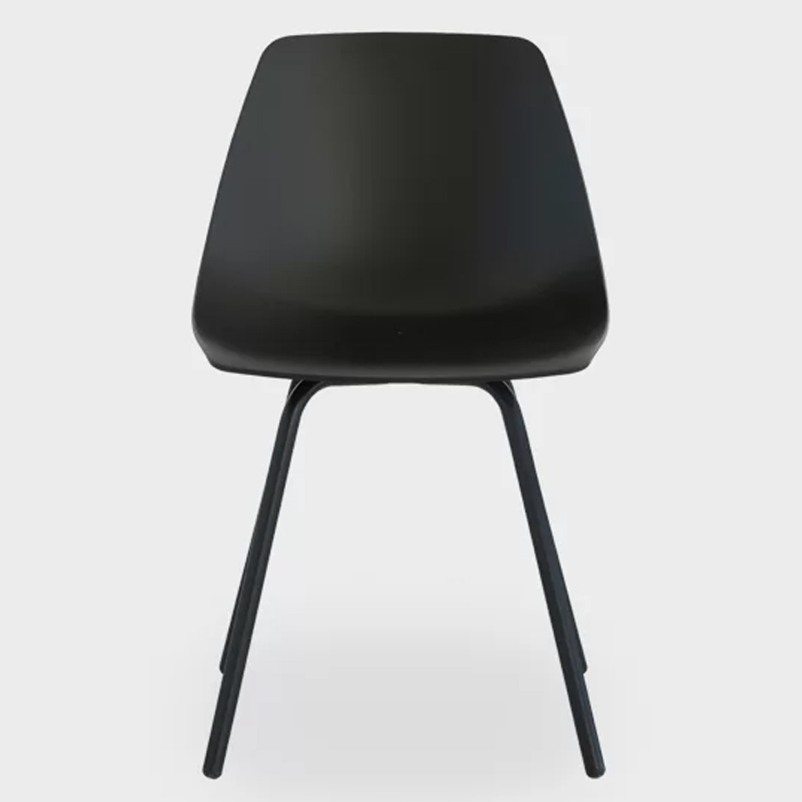 lapalma MIUNN OUTDOOR Stuhl Vierfuß schwarz